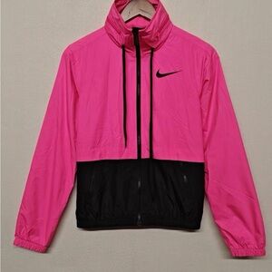 Nike Women's Two-Tone Pink and Black Utility Jacket